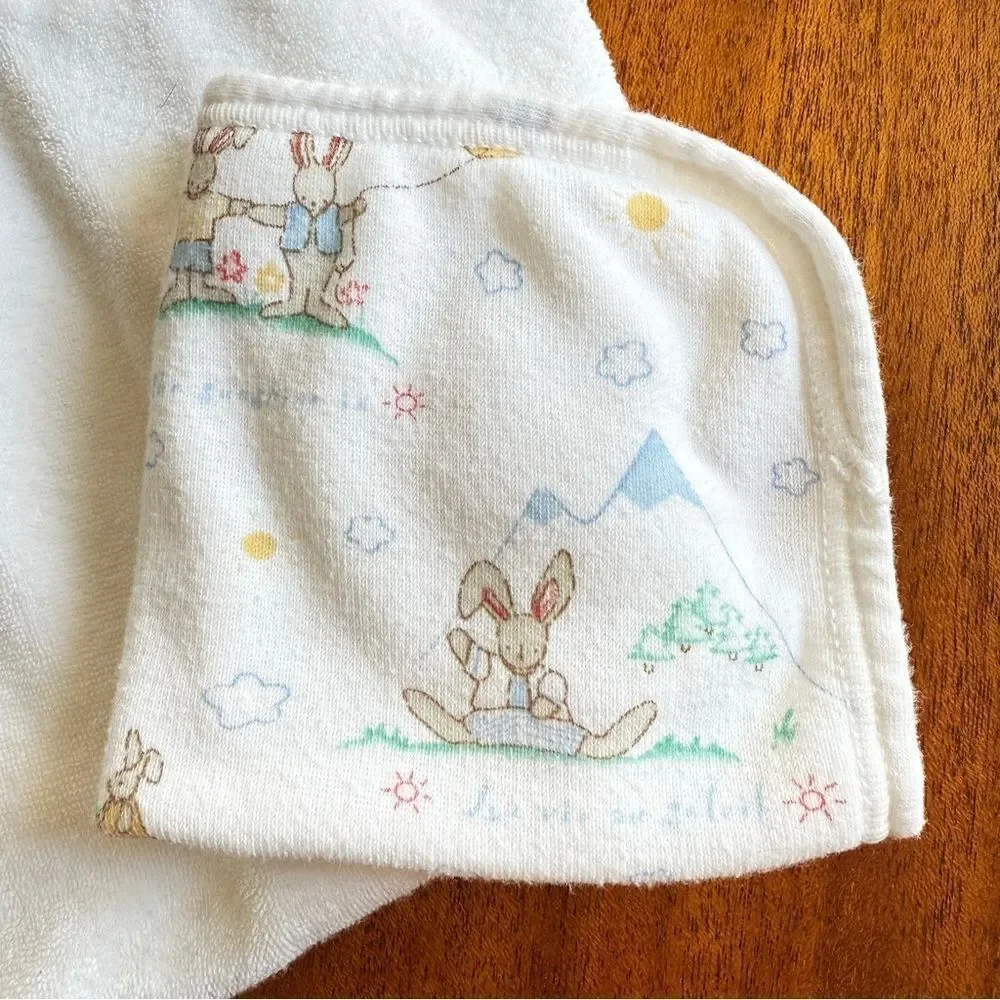 Vintage 90’s Carter's If They Could Just Stay Little Baby Towel Washcloth Set